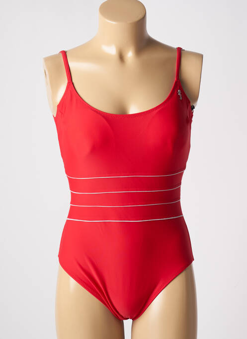 Costum de baie dintr-o singură piesă roșu MISS CARAÏBES femeie