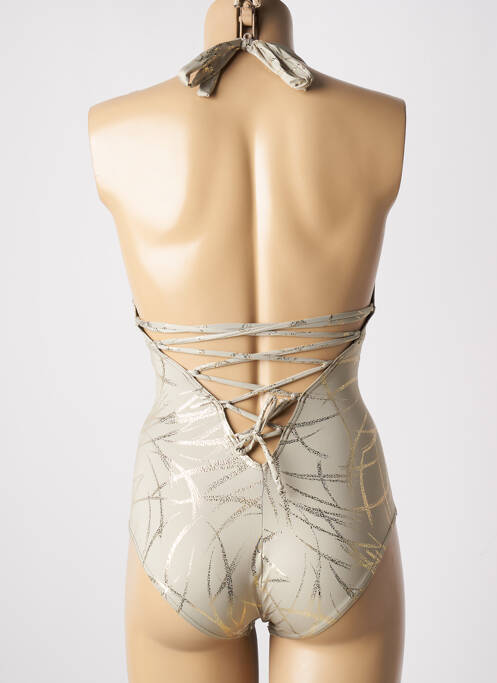 Costum de baie dintr-o singură piesă verde MISS CARAÏBES femeie