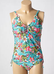 Tankini elasticitate albastru LAGON BLEU femme