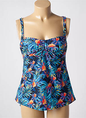 Tankini imprimeu fantezie albastru SUN PROJECT femeie