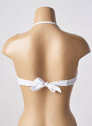 Sutien de costum de baie elasticitate top sutien modelat alb ADMAS femeie
