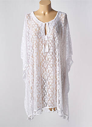 Rochie de plajă alb LAGON BLEU femeie