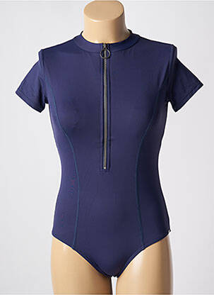 Costum de baie dintr-o singură piesă elasticitate albastru MOONTIDE femeie
