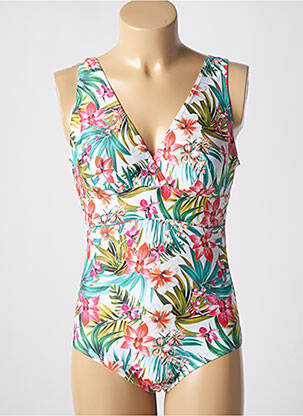 Costum de baie dintr-o singură piesă alb LAGON BLEU femeie