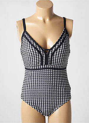 Costum de baie dintr-o singură piesă elasticitate top triunghiuri negru SEAFOLLY femeie