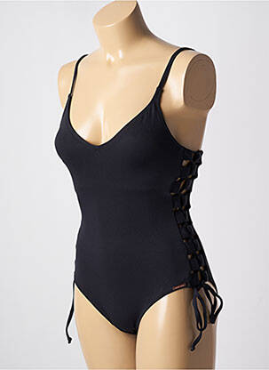 Costum de baie dintr-o singură piesă elasticitate top triunghiuri negru YSABEL MORA femeie