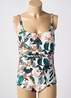 Costum de baie dintr-o singură piesă alb LAGON BLEU femeie