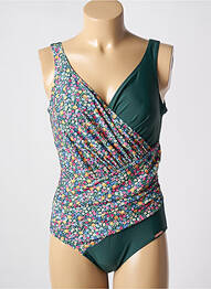 Costum de baie dintr-o singură piesă elasticitate top triunghiuri verde YSABEL MORA femme