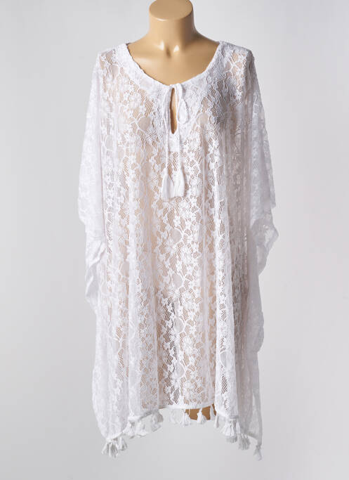 Rochie de plajă alb LAGON BLEU femeie