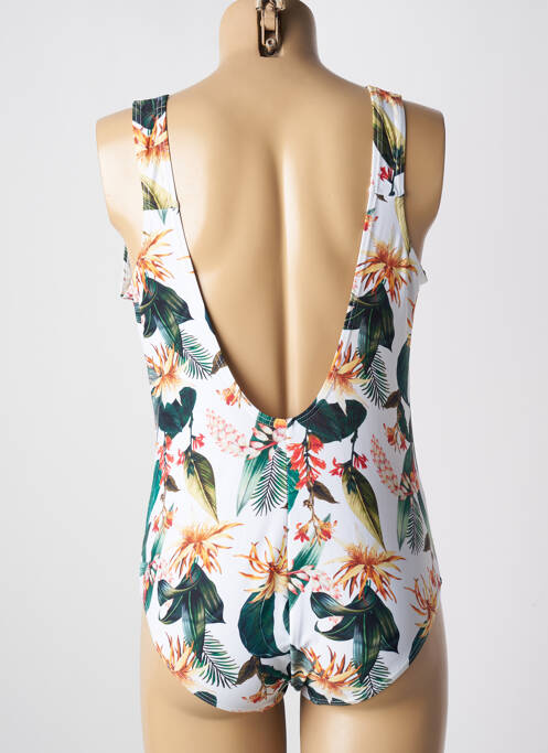 Costum de baie dintr-o singură piesă alb LAGON BLEU femeie