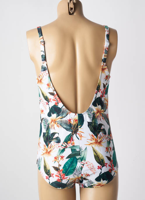 Costum de baie dintr-o singură piesă alb LAGON BLEU femeie