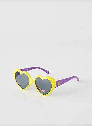 Ochelari de soare imprimeu fantezie galben CITY VISION EYEWEAR fată