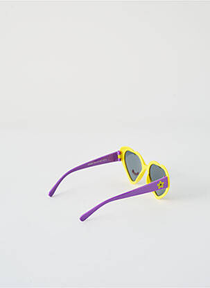 Ochelari de soare imprimeu fantezie galben CITY VISION EYEWEAR fată