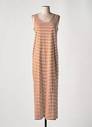 Rochie lungă maro INES DE LA FRESSANGE femeie