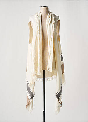 Vestă fără mâneci bej FABIANA FILIPPI femeie