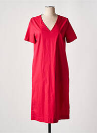 Rochie midi mâneci scurte mâneci scurte roz GRAN SASSO femme