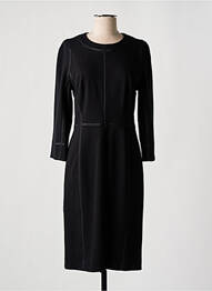 Rochie midi mâneci lungi mâneci lungi negru TARA JARMON femme