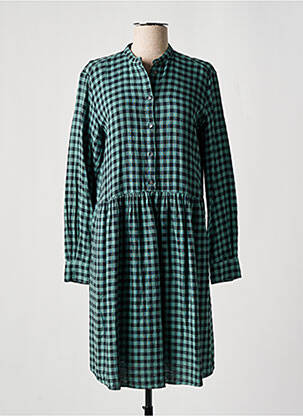 Rochie midi croială fluidă mâneci lungi verde HARTFORD femeie