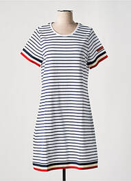 Rochie midi mâneci scurte mâneci scurte albastru LA MARINIÈRE FRANÇAISE femme