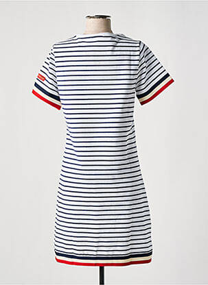 Rochie midi mâneci scurte mâneci scurte albastru LA MARINIÈRE FRANÇAISE femeie