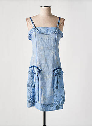 Rochie scurtă albastru MARITHE & FRANCOIS GIRBAUD femeie