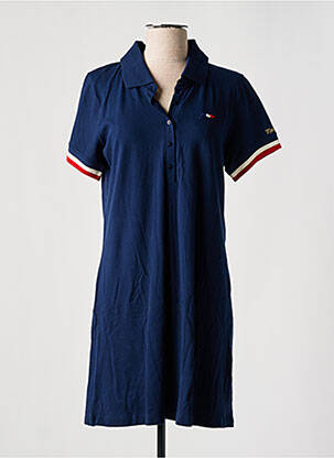 Rochie midi mâneci scurte mâneci scurte albastru LA MARINIÈRE FRANÇAISE femeie