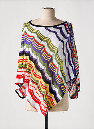 Pulover elasticitate fără mâneci alb MISSONI femeie
