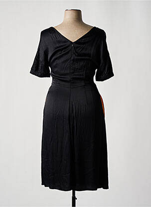 Rochie midi mâneci scurte mâneci scurte negru EMPORIO ARMANI femeie