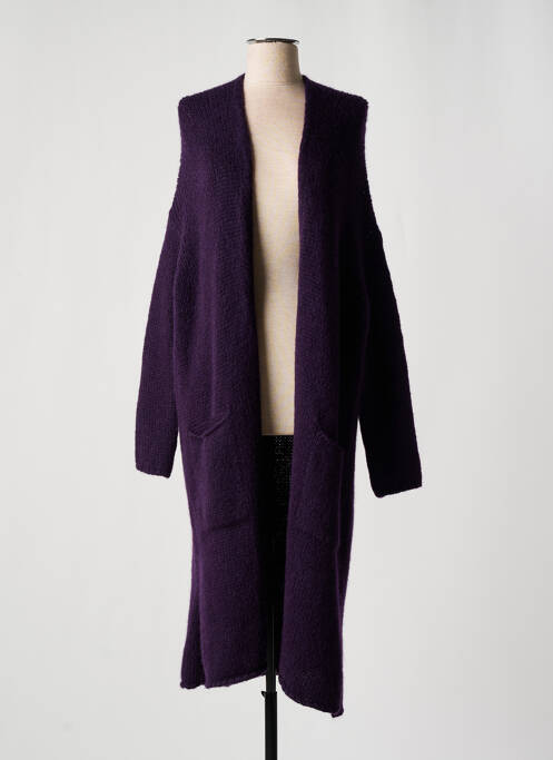 Vestă cu mâneci lungi violet ROSSO 35 femeie