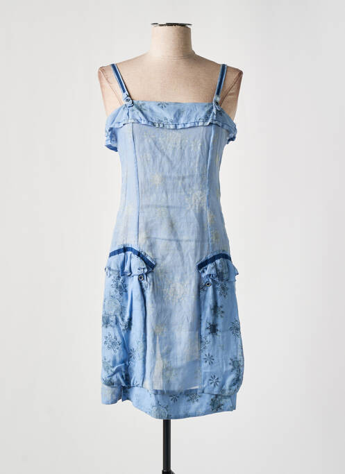 Rochie scurtă albastru MARITHE & FRANCOIS GIRBAUD femeie