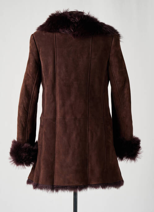 Palton lung violet PATRIZIA PEPE FIRENZE femeie