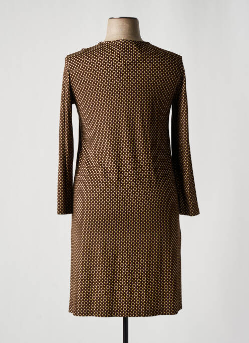 Rochie midi maro SIYU femeie