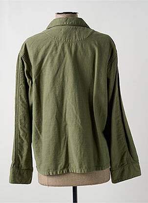 Jachete casual guler tip costum verde ACQUAVERDE femeie