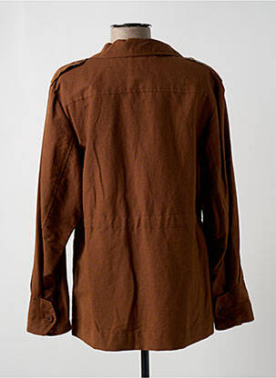 Jachete casual guler tip costum maro INES DE LA FRESSANGE femeie