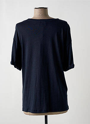 Tricou imprimeu fantezie mâneci scurte albastru EMPORIO ARMANI femeie
