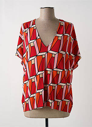 Top roșu SIYU femeie