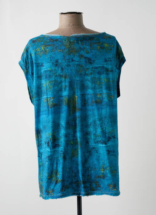 Top albastru PRINTED ARTWORKS femeie