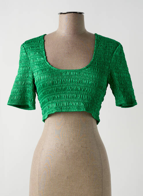 Top verde GANNI femeie