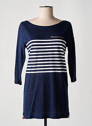 Tunică mâneci lungi albastru LA MARINIÈRE FRANÇAISE femeie