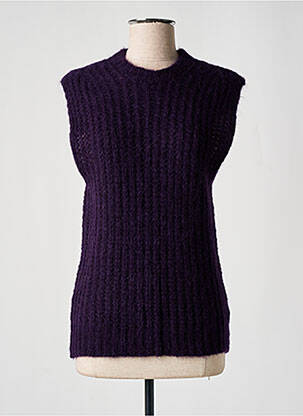 Pulover elasticitate fără mâneci violet HARTFORD femeie