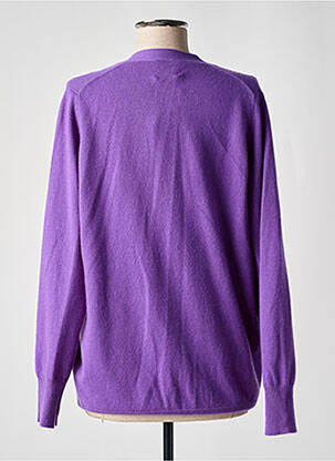 Vestă cu mâneci lungi elasticitate violet ALLUDE femeie