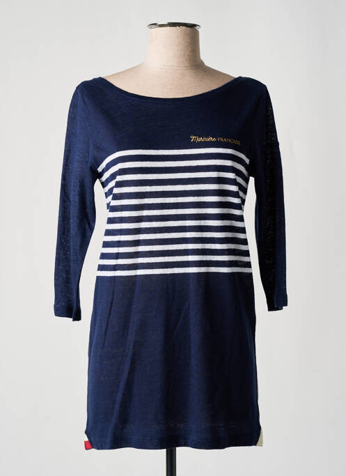 Tunică mâneci lungi albastru LA MARINIÈRE FRANÇAISE femeie