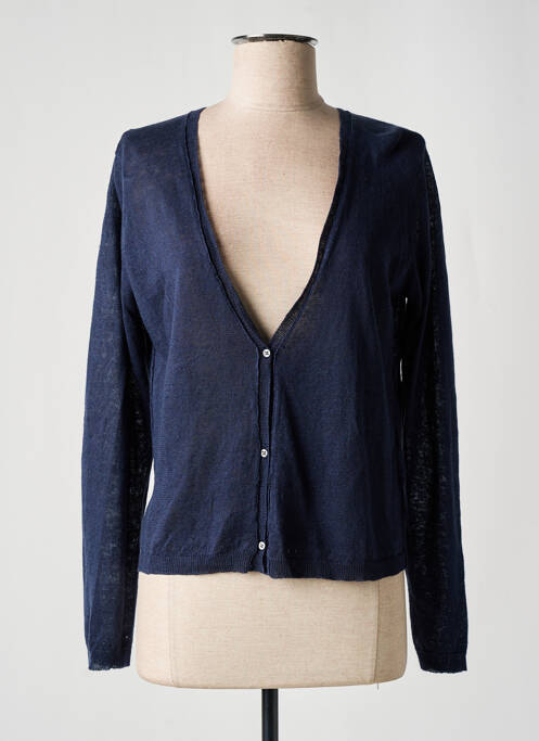 Vestă cu mâneci lungi albastru HARTFORD femeie