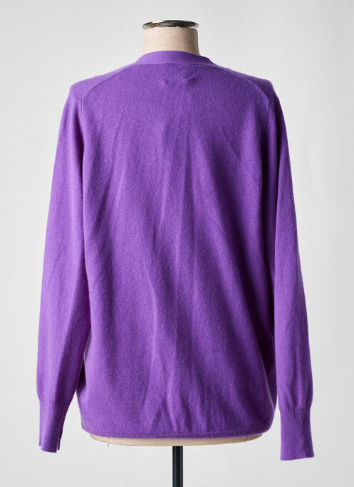 Vestă cu mâneci lungi violet ALLUDE femeie