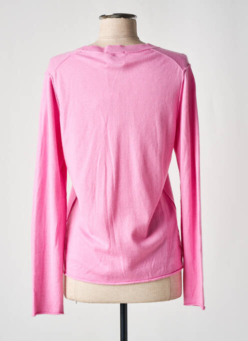 Vestă cu mâneci lungi roz ALLUDE femeie