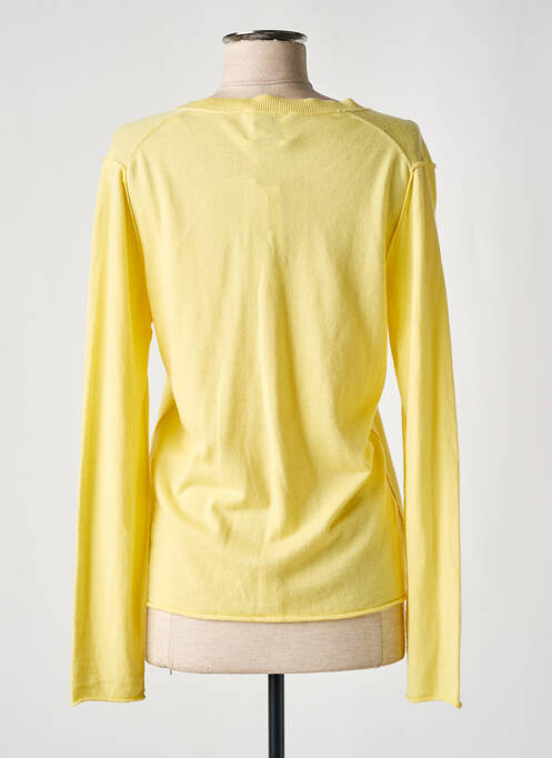 Vestă cu mâneci lungi galben ALLUDE femeie