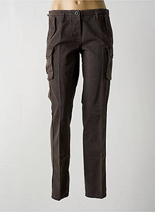 Pantalon cargo maro AERONAUTICA femeie