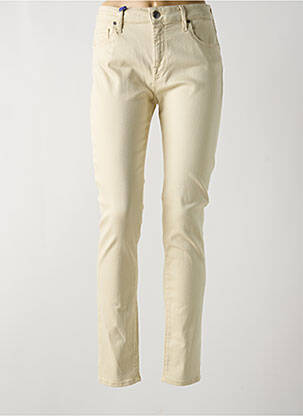 Blugi cu croială slim bej JACOB COHEN femeie