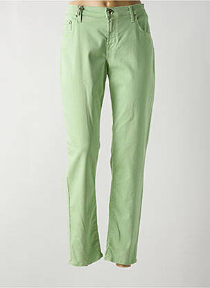 Blugi cu croială slim verde JACOB COHEN femeie