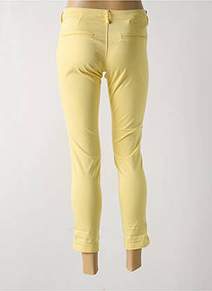 Pantalon 7/8 elasticitate mărime normală galben TEDDY SMITH femeie